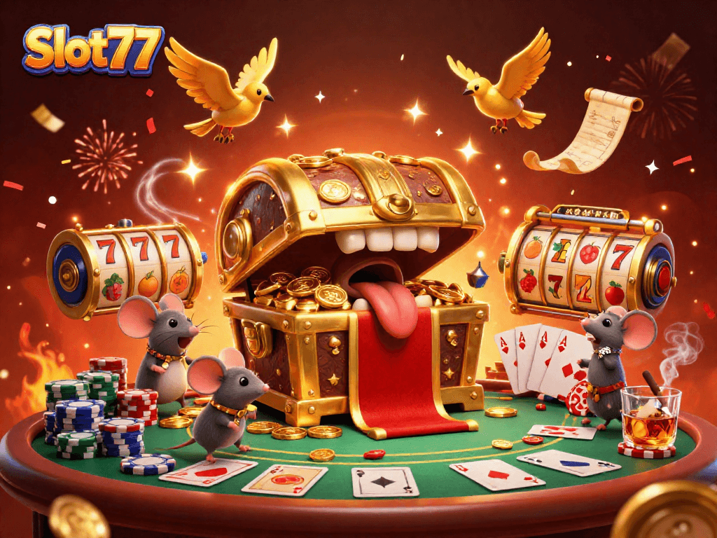 Menangkan jackpot dengan Slot77, sambil menarik perhatian di kasino digital!