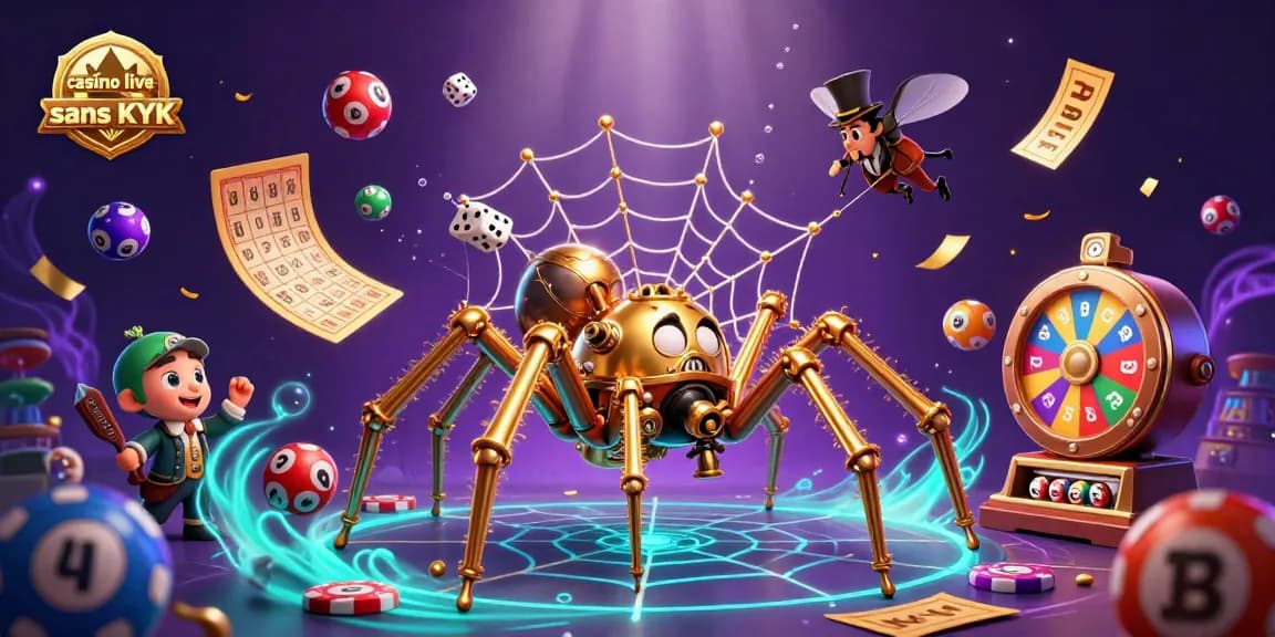 Les jeux de casino live sans KYC : une illustration dynamique de l'amusement et des gains.