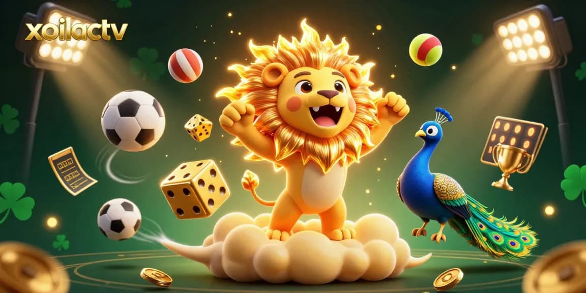 Experience exhilarating sports betting action on Xoilactv with dynamic visuals and golden glory.