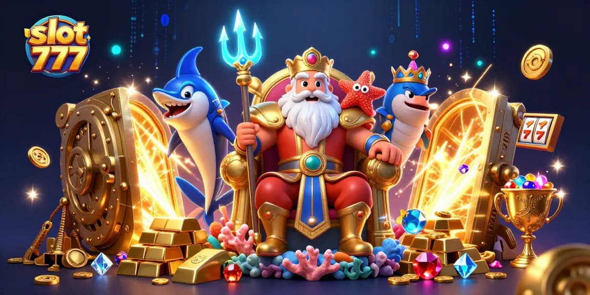 Experience thrilling wins with slot 777 in an exciting, vibrant casino scene rich in treasures.