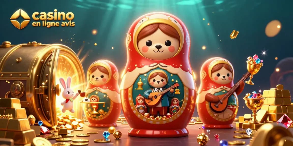 Profitez des aventures des casinos en ligne avis avec une scène dynamique et colorée pleine de richesses.