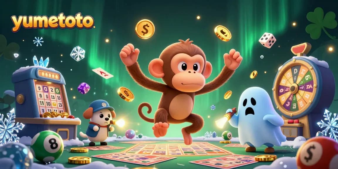 Memenangkan hadiah di yumetoto dengan lotre yang menarik dan permainan bingo yang seru.