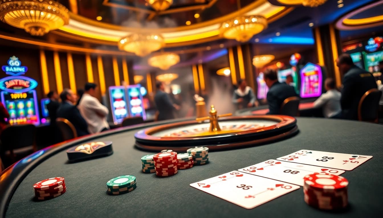 Experience high-stakes thrills at a GO8 casino with vibrant games and professional players.