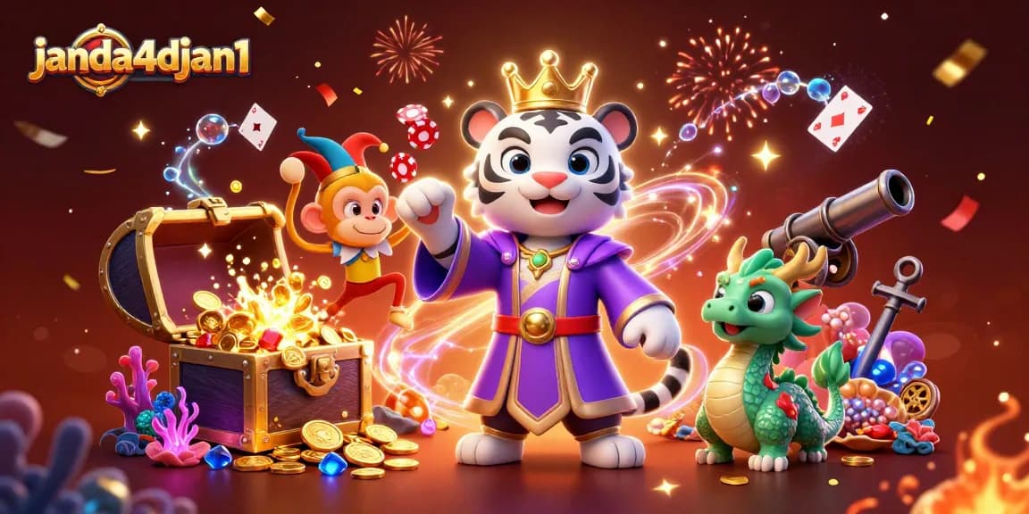 Menggairahkan momen taruhan di janda4djan1 dengan harimau putih 3D yang elegan dan karakter lainnya beraksi.