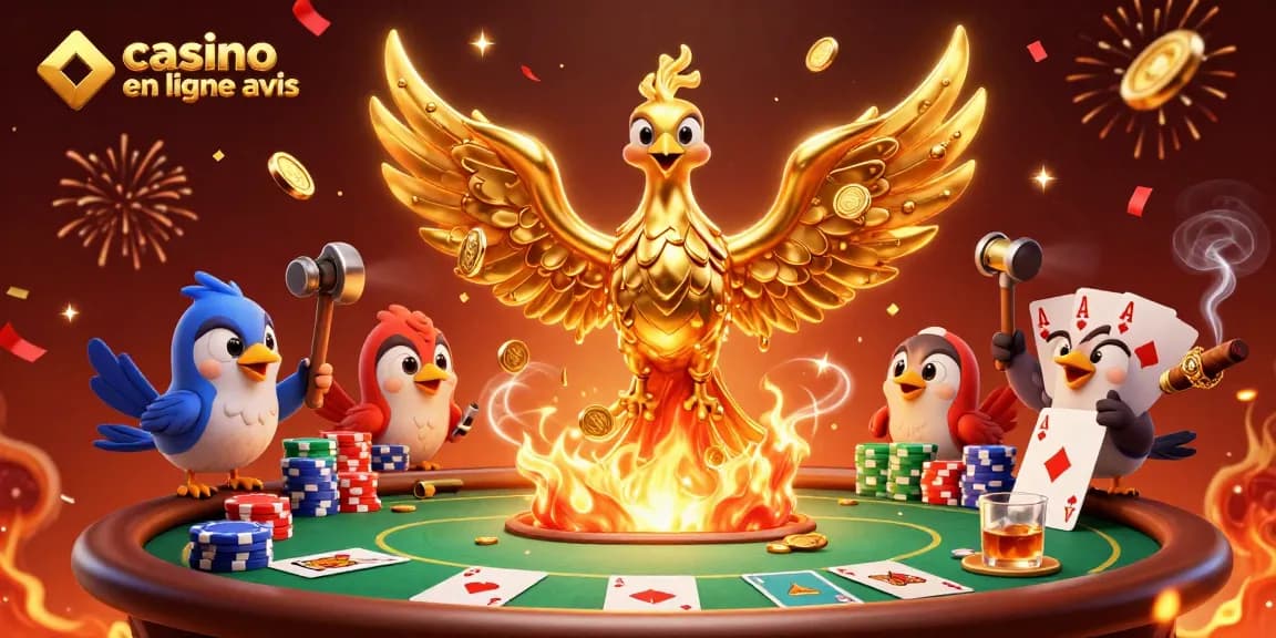 Jouez et gagnez avec casino en ligne avis sur une scène riche en éléments de poker.