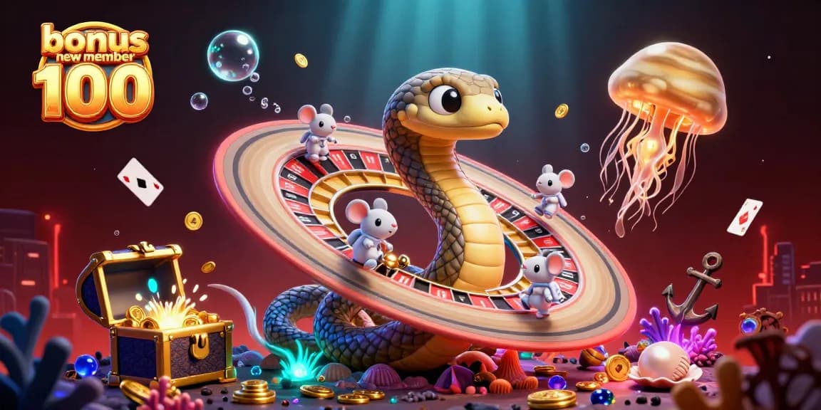 Experience exciting gameplay with bonus new member 100 while betting on cosmic roulette.
