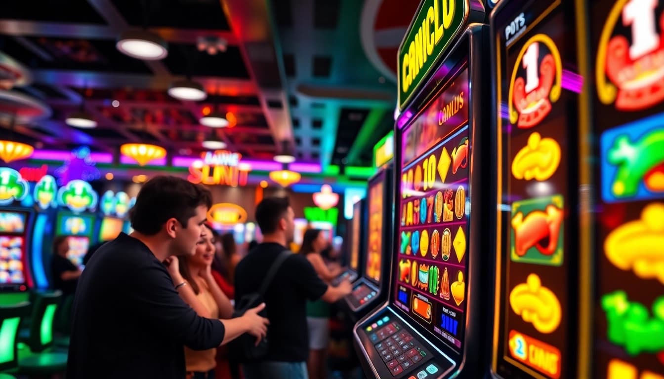 Menggunakan slot deposit 1k pada mesin slot yang penuh warna dan menggembirakan.