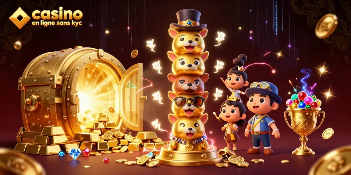 Gagnez aux jeux dans un casino en ligne sans KYC avec des gains rapides et des expériences anonymes.