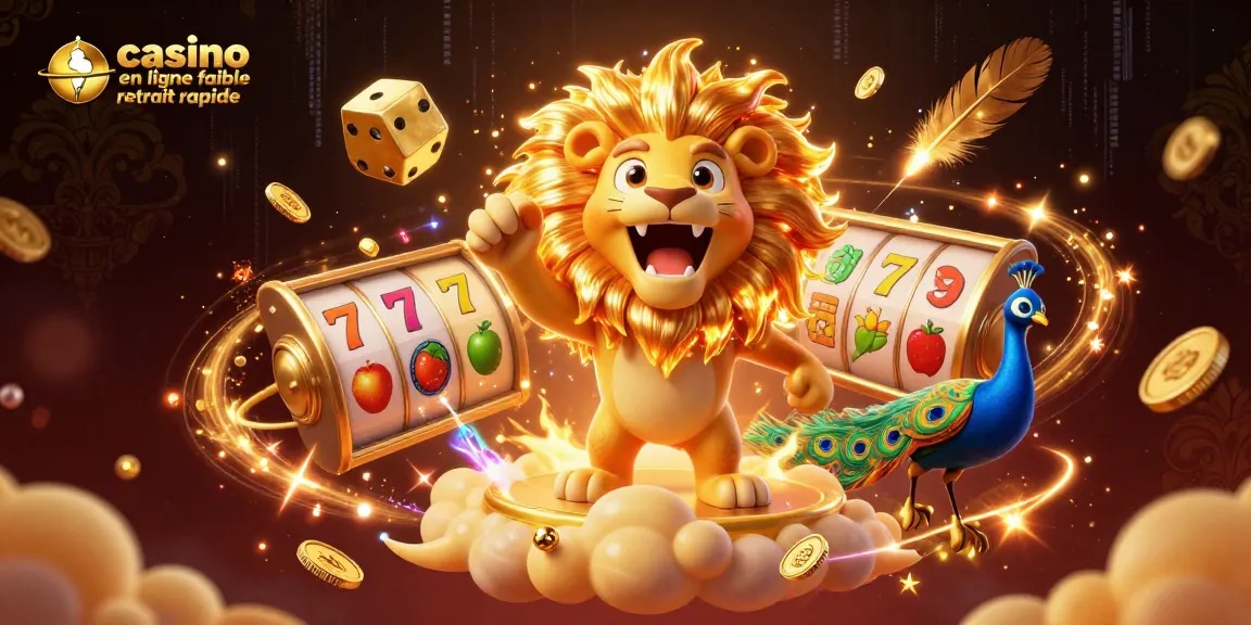 Découvrez les avantages du casino en ligne fiable retrait rapide grâce à une illustration dynamique de gains instantanés.