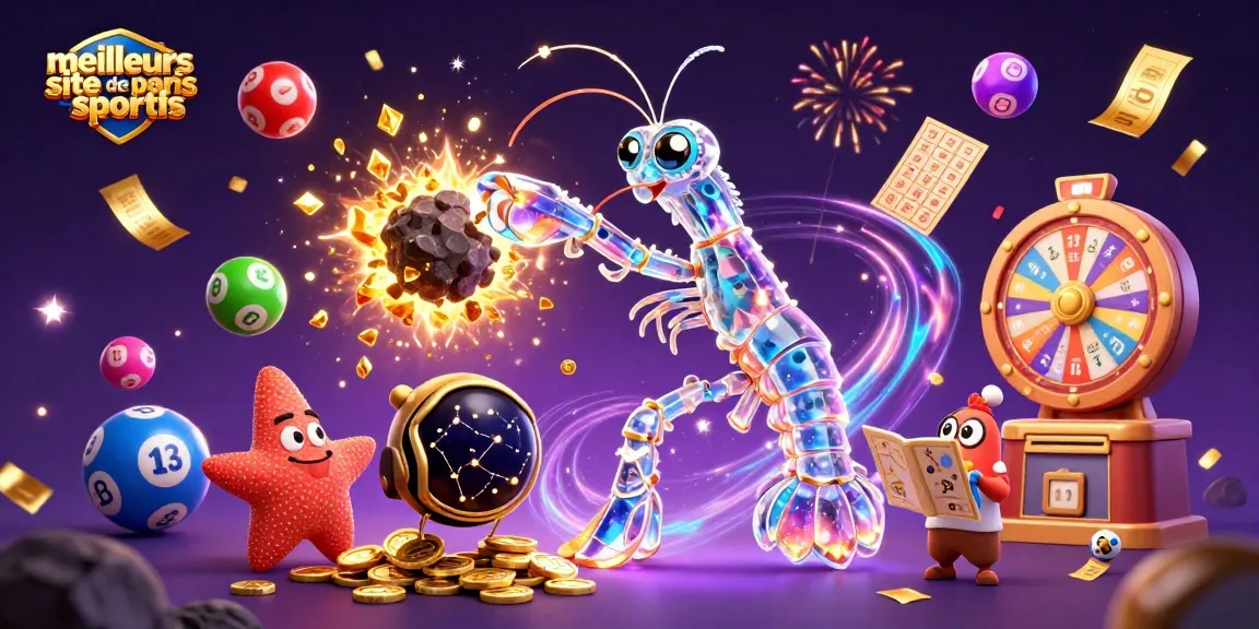 Visualisez les meilleurs sites de paris sportifs avec un samouraï crevette en armure, ajoutant du suspense à l'univers des jeux d'argent.