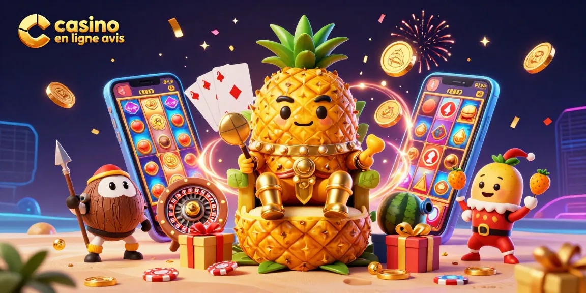 Évaluez les meilleurs casinos en ligne avis avec notre illustration dynamique de jeux d'argent.