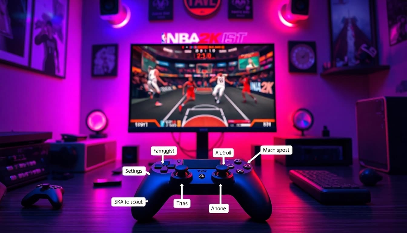 Enhance your gameplay with the Best nba2k zen script settings and tools displayed in this dynamic setup.