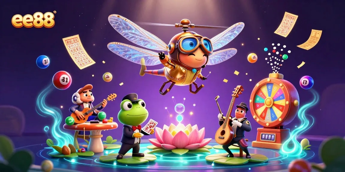 Experience the excitement of ee88 with dynamic casino games and vibrant illustrations.