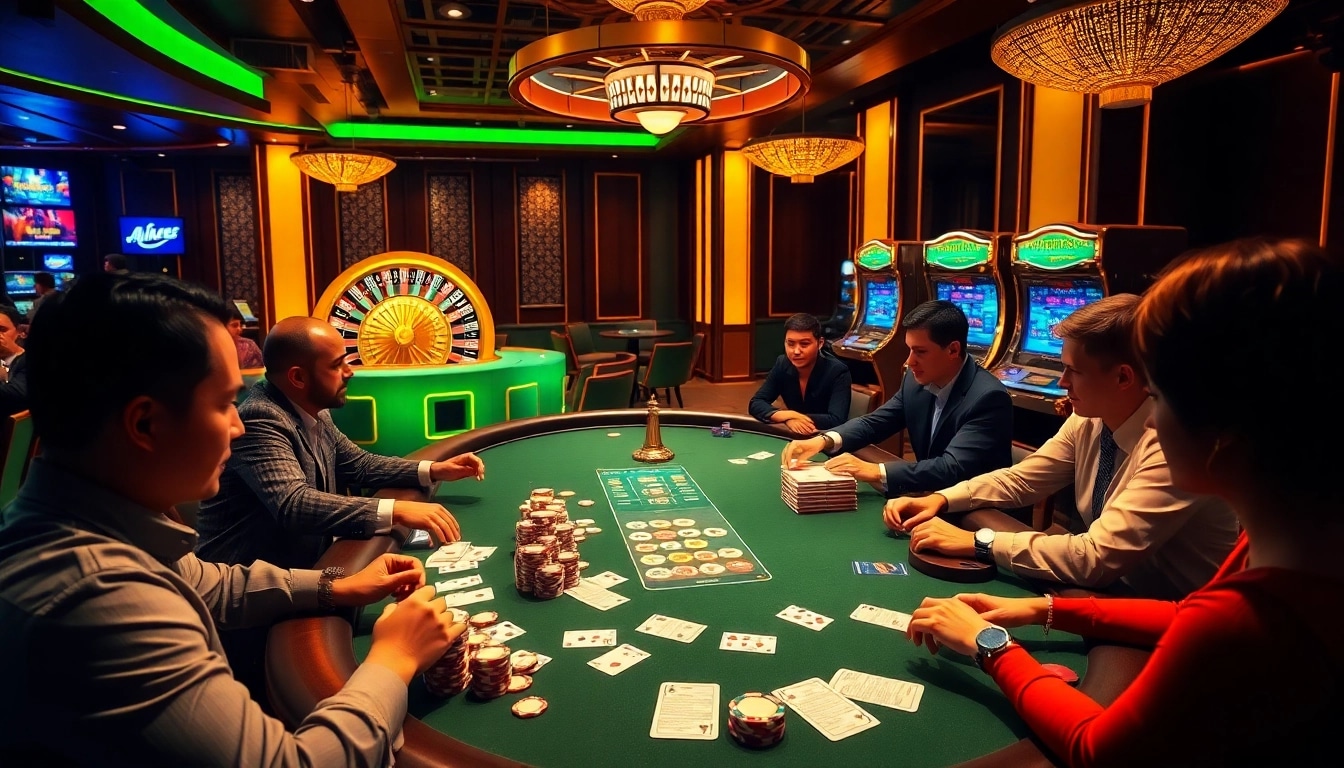 Découvrez l'excitation du meilleur casino en ligne France à une table de poker dynamique avec un gameplay compétitif.