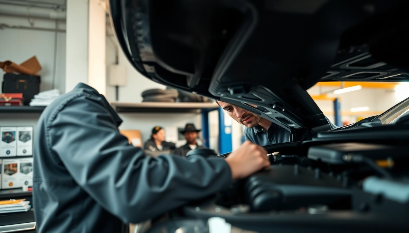 Mechanic inspecting a vehicle to highlight extended warranty after factory warranty expires importance.