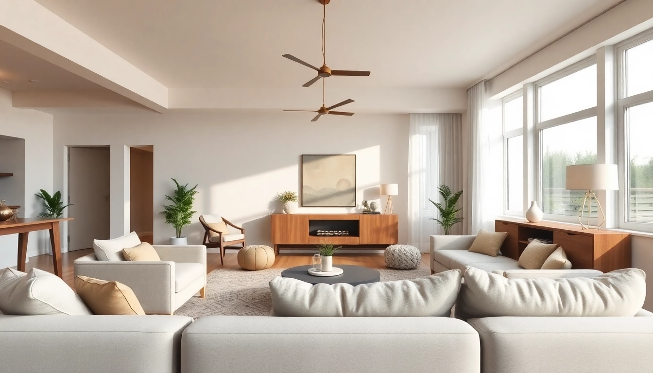 Sleek Illumination enhancing a modern living space with warm, inviting light.