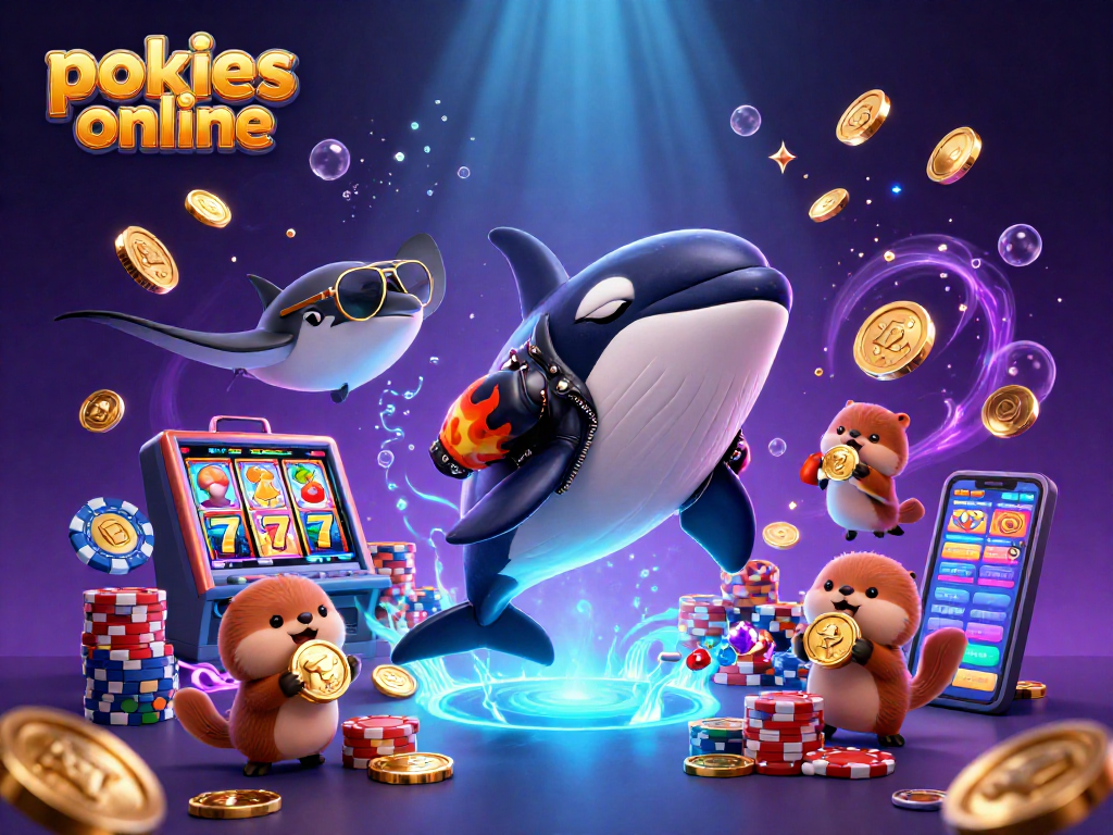 Engage with pokies online through fun characters, dynamic slot reels, and vibrant gaming elements.