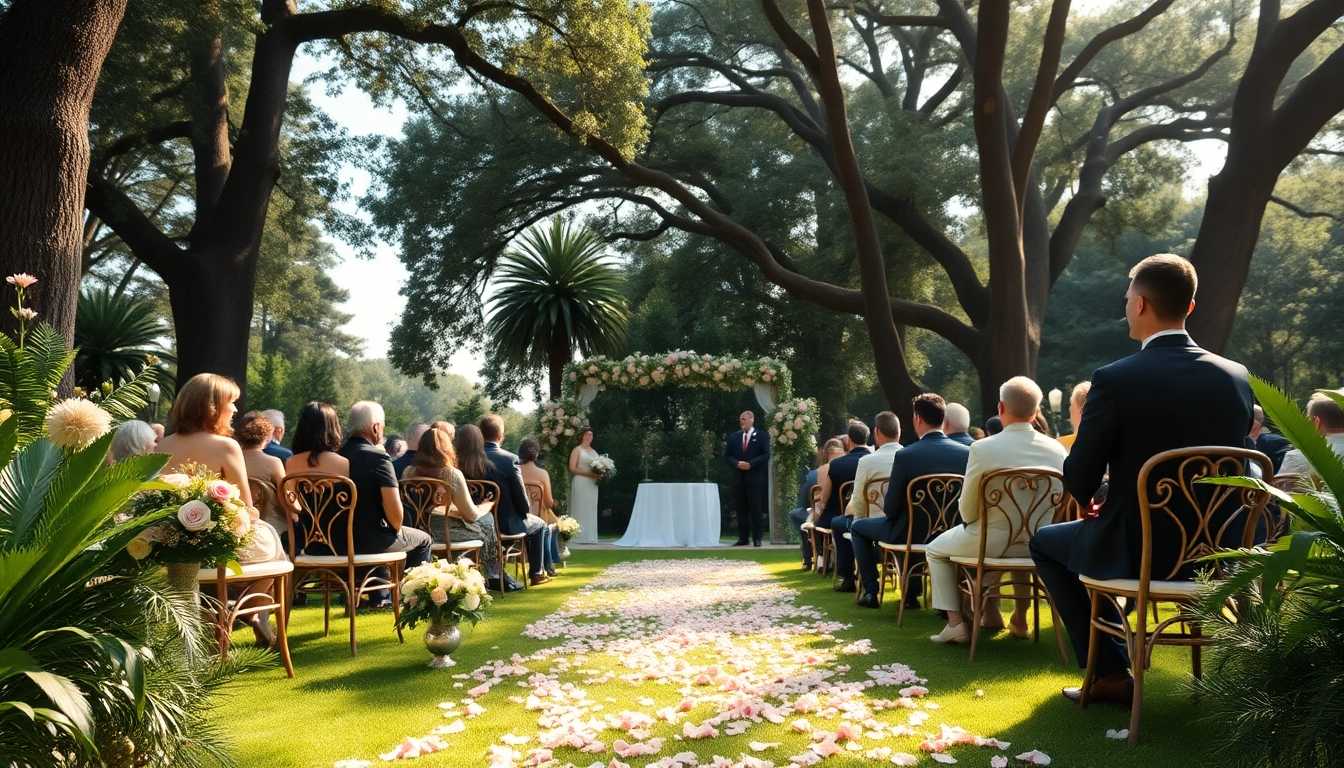 Capturing a couple's moment in wedding photography at a picturesque garden ceremony.