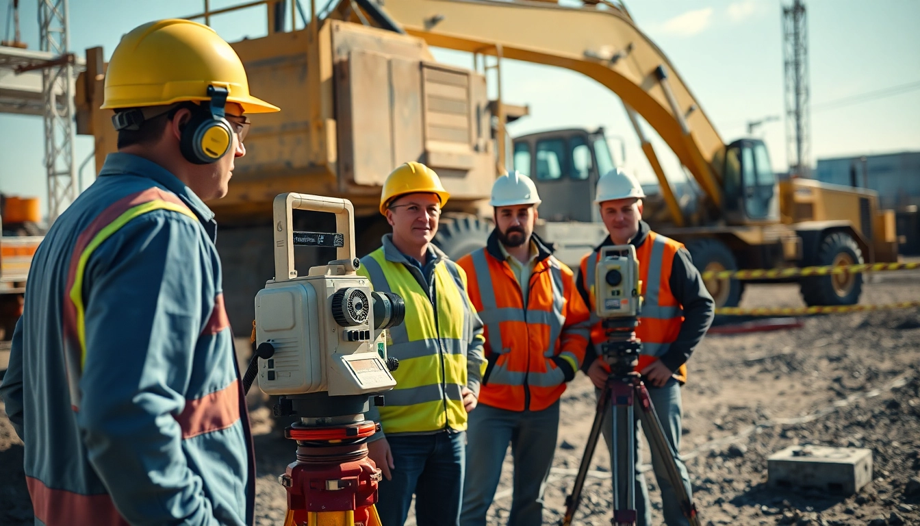 Performing construction assessment testing with a dedicated team at a construction site.
