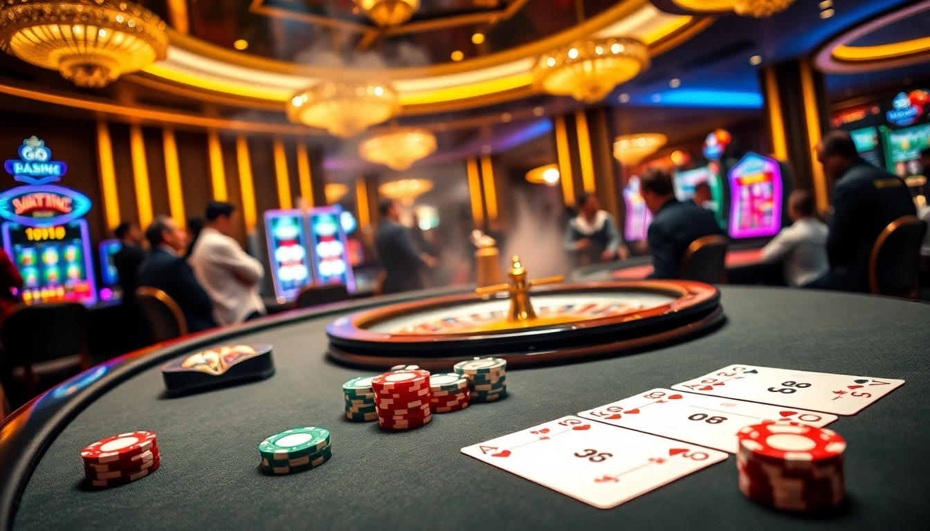 Experience high-stakes thrills at a GO8 casino with vibrant games and professional players.