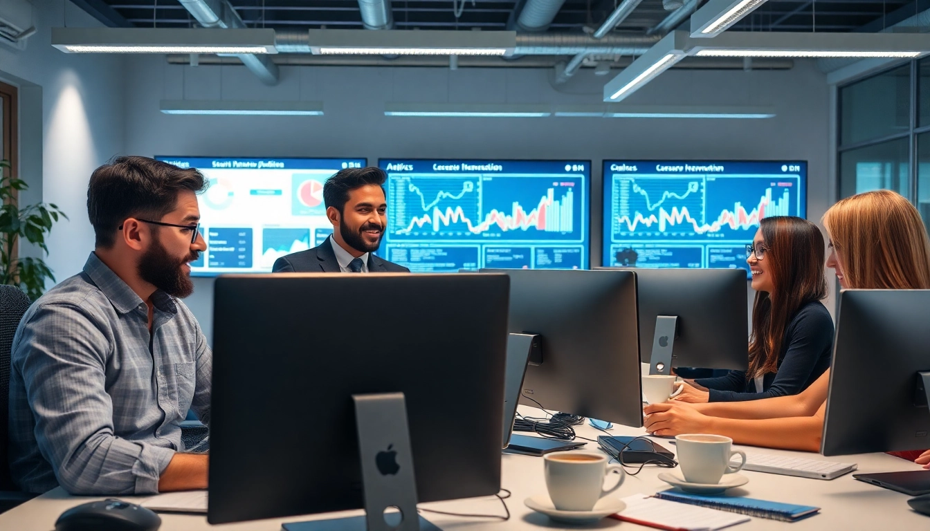 Enhanced collaboration in managed IT services Lakeland office with professionals and technology.
