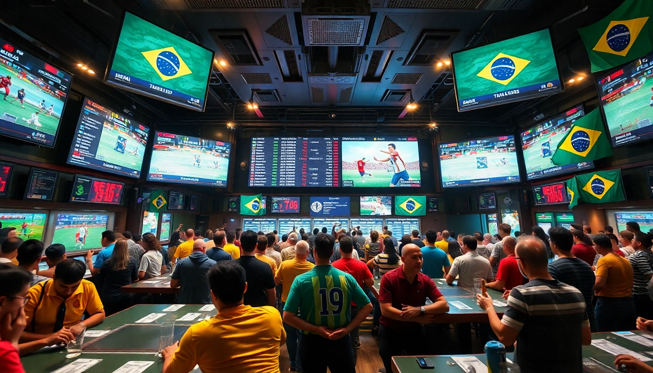 Engage with the best sportsbooks Brazil in a lively sports betting scene filled with excitement.