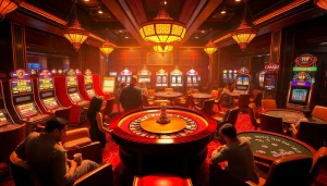 Discover thrilling casino games at https://xx88.bar/ with vibrant roulette and poker tables.