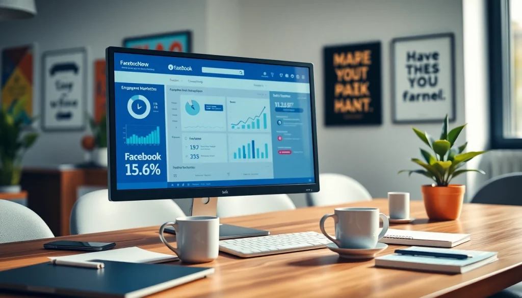 Enhance your strategy with dynamic facebook smm panel analytics displayed on a professional computer.