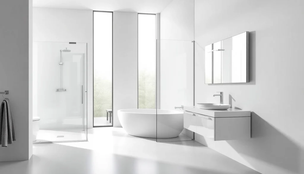 Sonni sanitär GmbH bietet elegante Badezimmerlösungen mit modernem Design und hochwertigen Materialien.