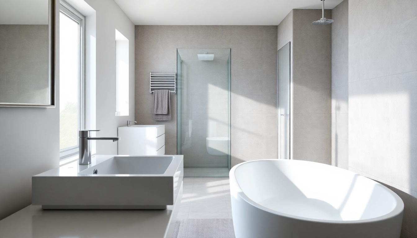 Sonni sanitär GmbH bietet elegante Badezimmerlösungen mit hochwertigen Duschabtrennungen und Designheizkörpern.