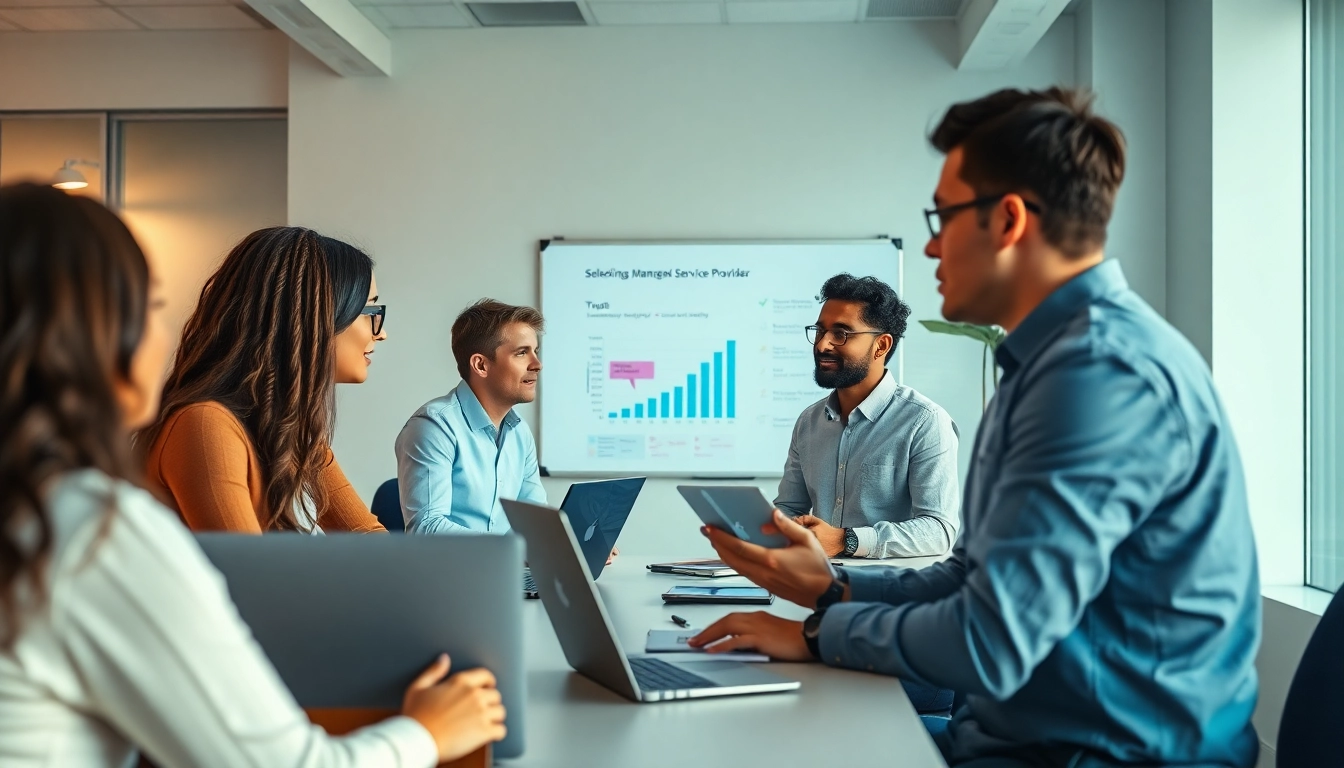 How to Choose a Managed Service Provider in Tampa - professionals collaborating in a modern office