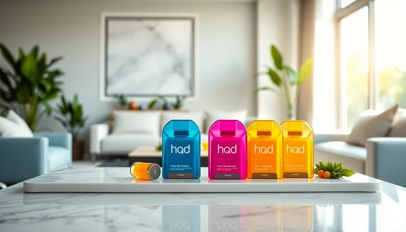 Erleben Sie hqd pods in einem modernen Ambiente mit stilvollem Design.