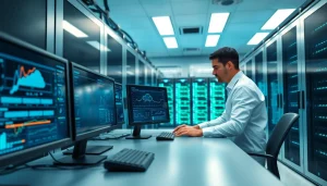 Visualize Hybrid Cloud Solutions during data center management with advanced monitoring and server infrastructure.