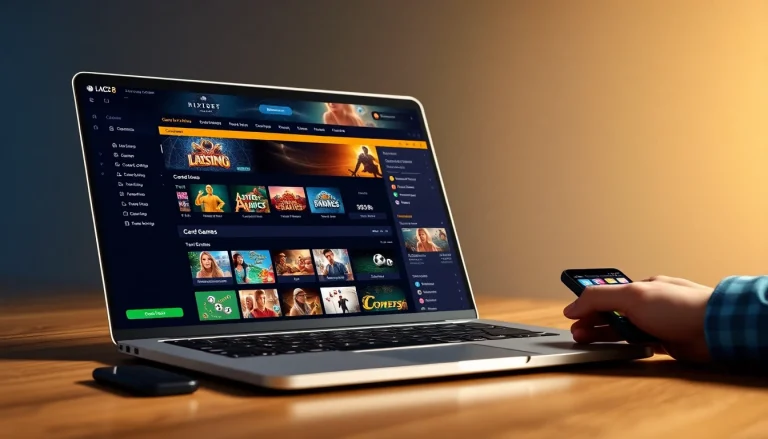 Experience the excitement of online betting at https://acb8.buzz/ with a modern interface showcasing diverse games.