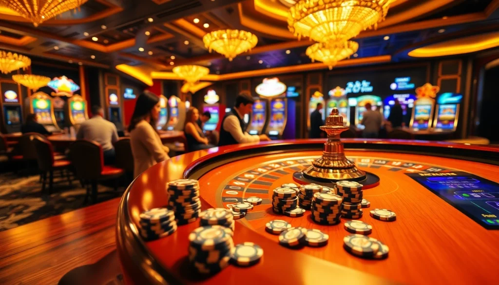 Experience thrilling gaming at 88clb's vibrant casino atmosphere.