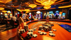 Experience thrilling gaming at 88clb's vibrant casino atmosphere.