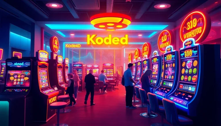 Experience the excitement of Kode4d slot games with vibrant visuals and interactive gaming.