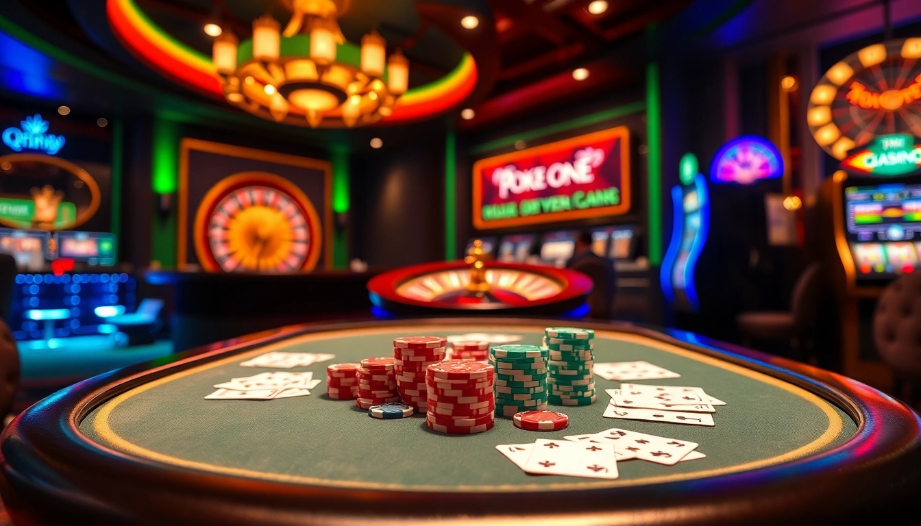 Experience the excitement of QQ88 COM with vibrant casino games and elegant decor.