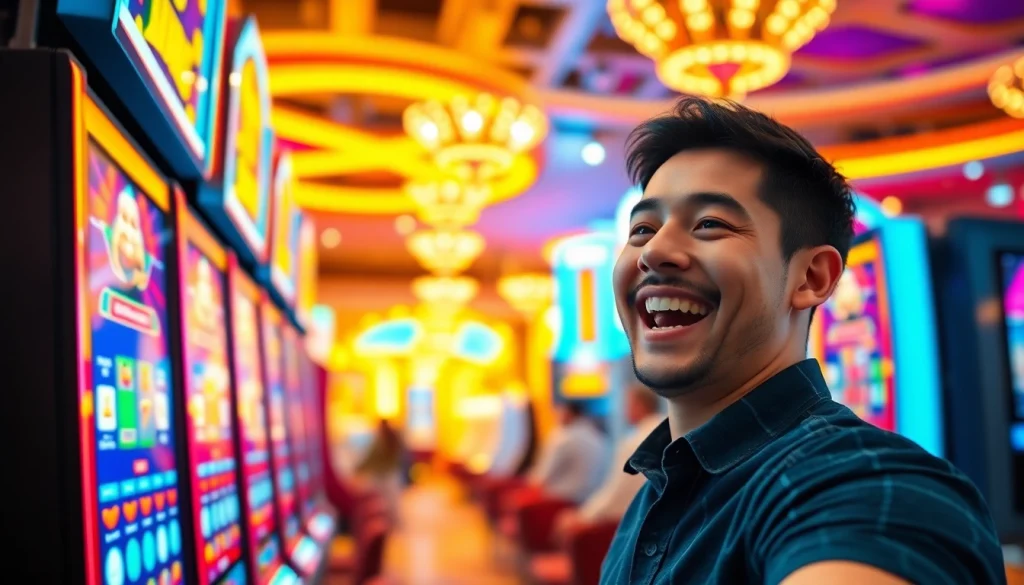 Menangkan besar saat bermain slot deposit pulsa dengan suasana meriah dan penuh kegembiraan.