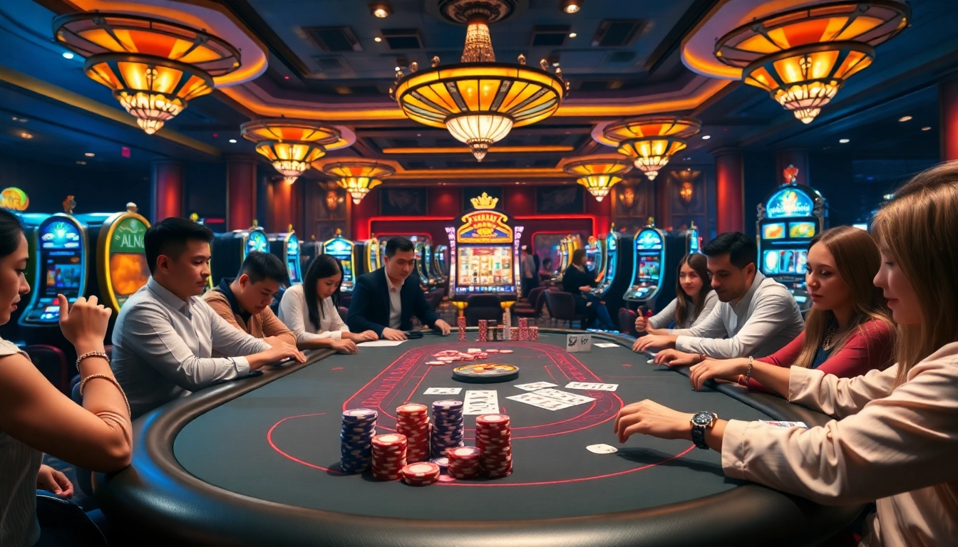 Experience the excitement of high-stakes poker at https://nhacaita88.contact/ with vibrant tables and eager players.