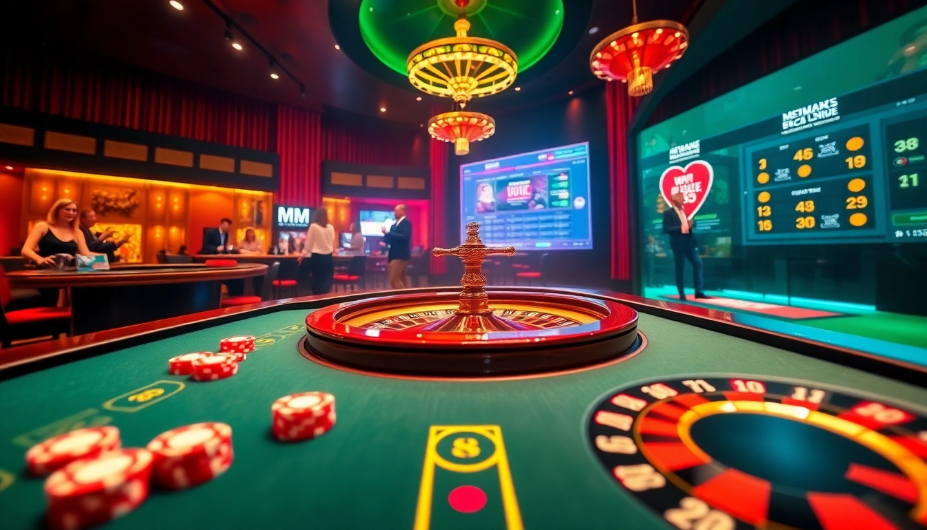 Experience the excitement at MM 88 casino with vibrant tables and winning players.