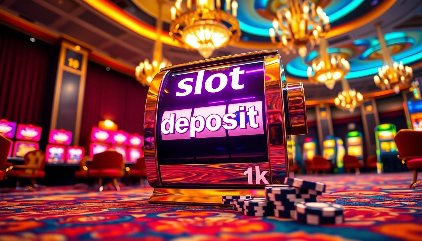Menangkan slot deposit 1k dengan mesin slot penuh warna dan desain dinamis yang memukau.