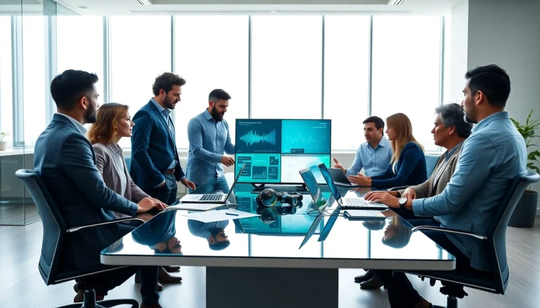 Explore key strategies in Business Marketing with a diverse team engaging in creative collaboration.