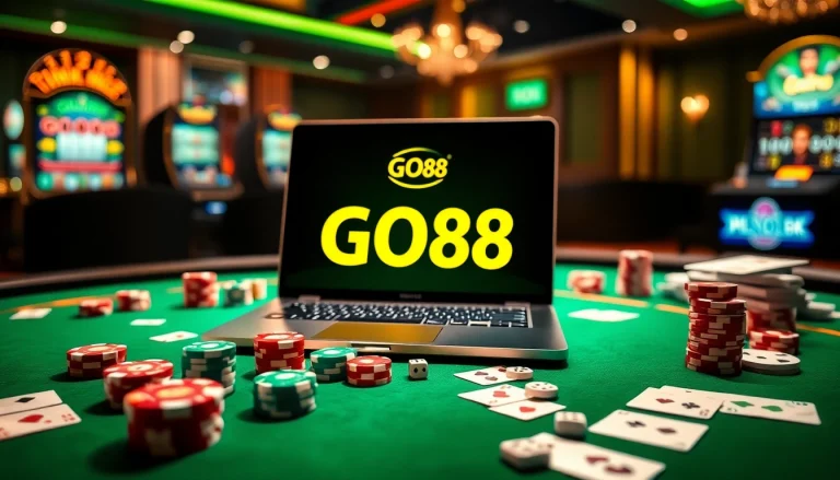 Engage with thrilling online experiences at https://taigo88.team/: Luxury casino atmosphere with poker, chips, and digital gaming.