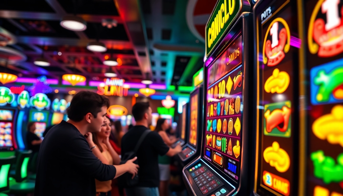 Menggunakan slot deposit 1k pada mesin slot yang penuh warna dan menggembirakan.