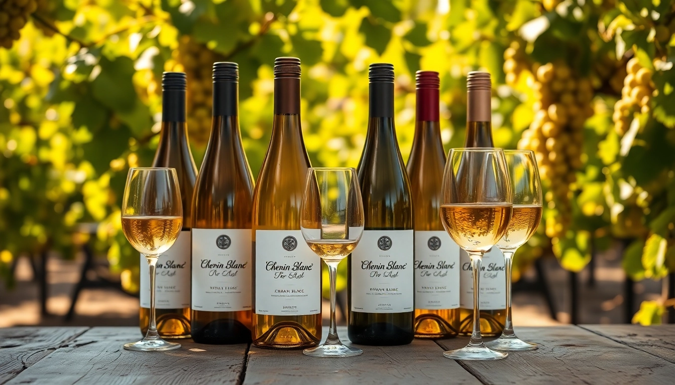 Enjoying a refreshing Chenin Blanc surrounded by lush vines and sparkling glasses.