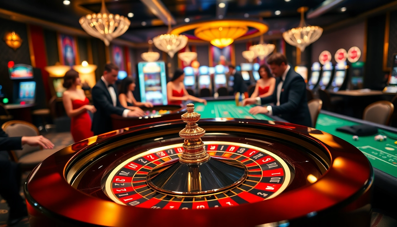 Vivez l'excitation des paris au meilleur casino en ligne 2026 avec des tables de jeu luxueuses et une atmosphère vibrante.